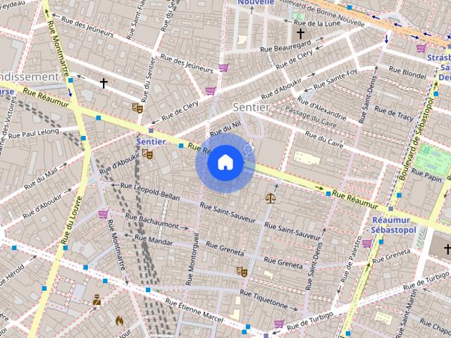 Tout savoir sur cet appartement dans le quartier Montorgueil Saint Denis, à Paris 2ème