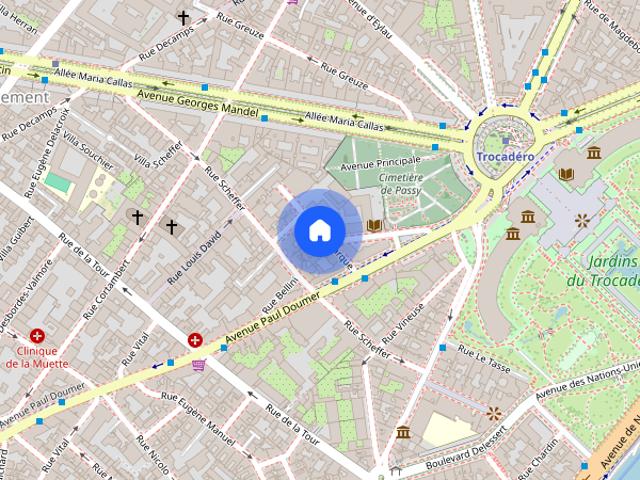 Tout savoir sur cet appartement dans le quartier Muette Nord, à Paris 16ème