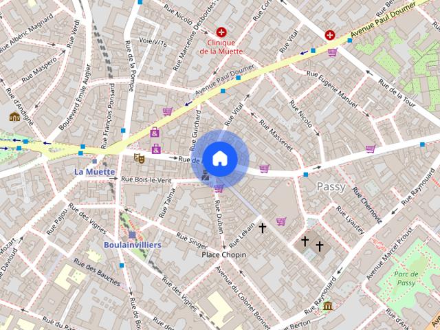 Tout savoir sur cet appartement dans le quartier Muette Nord, à Paris 16ème