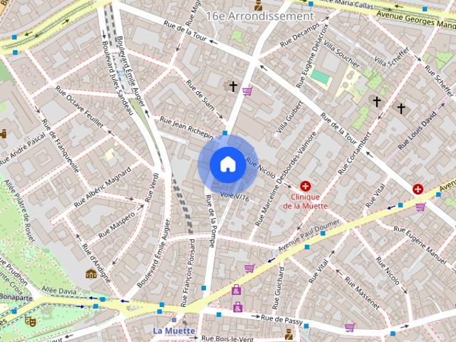 Tout savoir sur cet appartement dans le quartier Muette Nord, à Paris 16ème