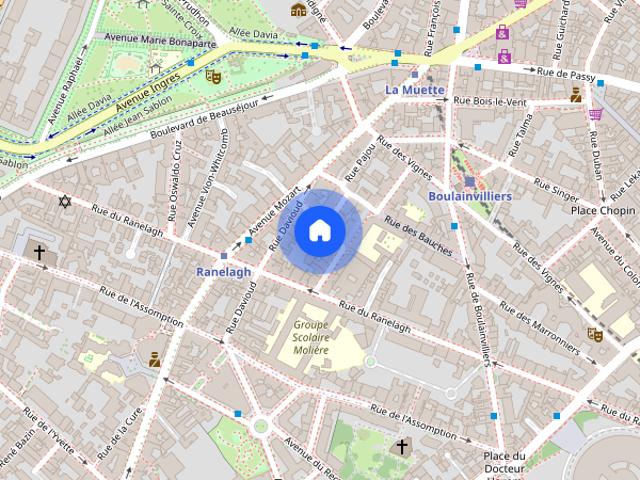 Tout savoir sur cet appartement dans le quartier Muette Sud, à Paris 16ème