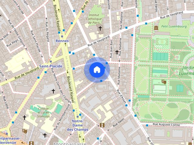 Tout savoir sur cet appartement dans le quartier Notre Dame des Champs, à Paris 6ème