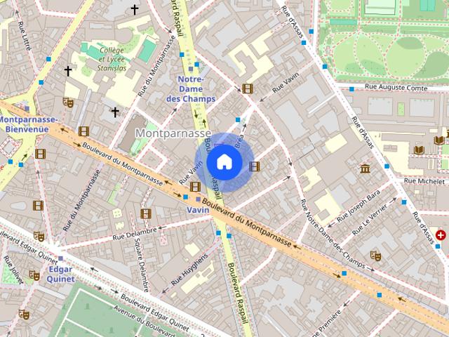 Tout savoir sur cet appartement dans le quartier Notre Dame des Champs, à Paris 6ème