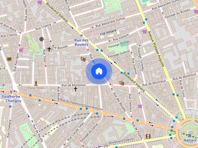 Tout savoir sur cet appartement dans le quartier Nation Alexandre Dumas, à Paris 11ème