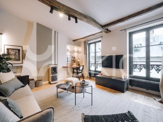 Tout savoir sur cet appartement dans le quartier Saint Gervais, à Paris 4ème