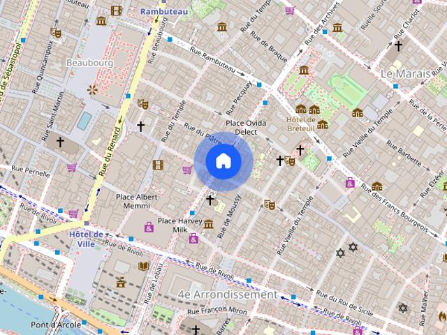 Tout savoir sur cet appartement dans le quartier Saint Gervais, à Paris 4ème