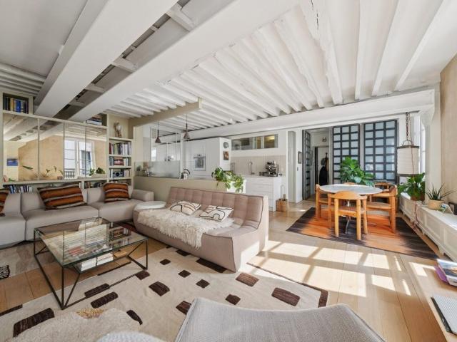 Tout savoir sur cet appartement dans le quartier Saint Gervais, à Paris 4ème