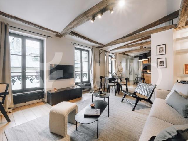 Tout savoir sur cet appartement dans le quartier Saint Gervais, à Paris 4ème