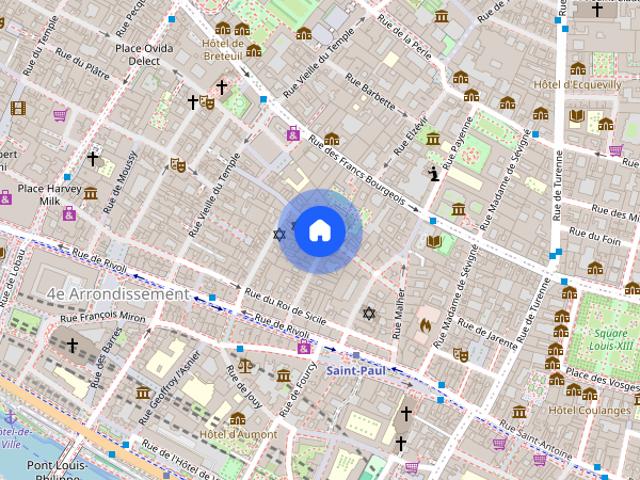 Tout savoir sur cet appartement dans le quartier Saint Gervais, à Paris 4ème