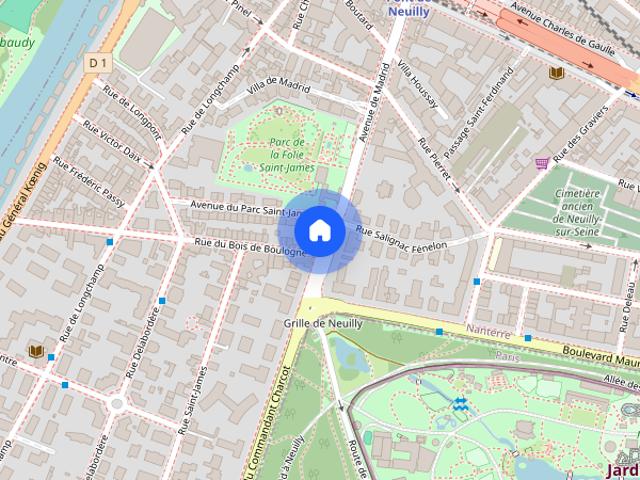Tout savoir sur cet appartement dans le quartier Saint James Général Koenig, à Neuilly sur Seine