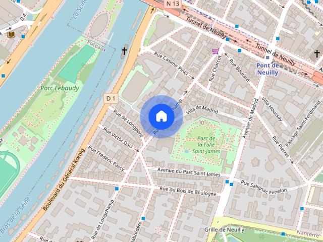 Tout savoir sur cet appartement dans le quartier Saint James Général Koenig, à Neuilly sur Seine