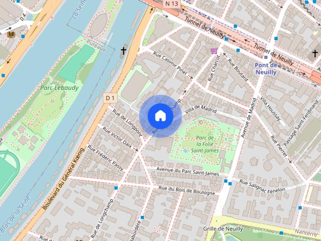Tout savoir sur cet appartement dans le quartier Saint James Général Koenig, à Neuilly sur Seine