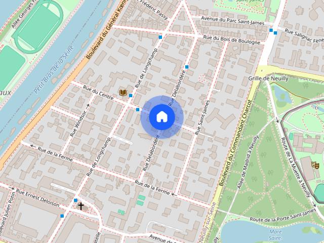 Tout savoir sur cet appartement dans le quartier Saint James Delabordère, à Neuilly sur Seine