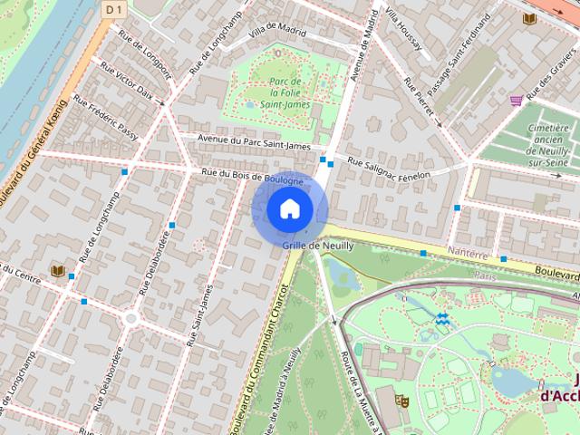 Tout savoir sur cet appartement dans le quartier Saint James Delabordère, à Neuilly sur Seine