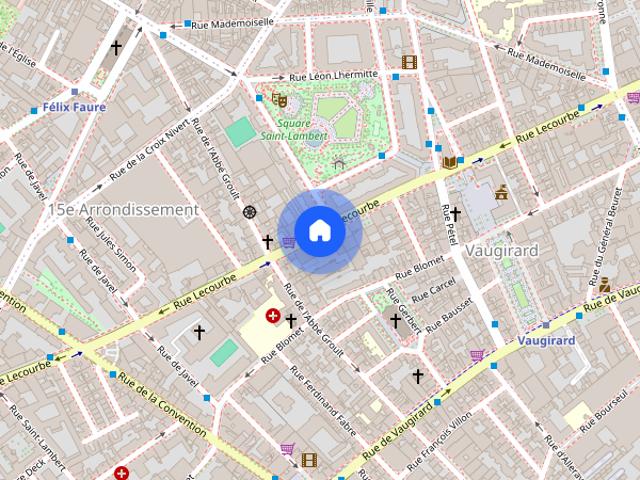 Tout savoir sur cet appartement dans le quartier Saint Lambert, à Paris 15ème
