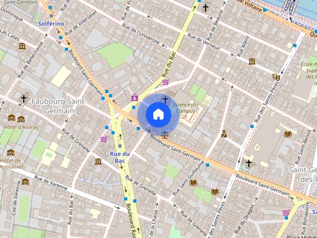 Tout savoir sur cet appartement dans le quartier Saint Thomas d'Aquin, à Paris 7ème