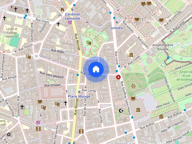 Tout savoir sur cet appartement dans le quartier Saint Victor, à Paris 5ème