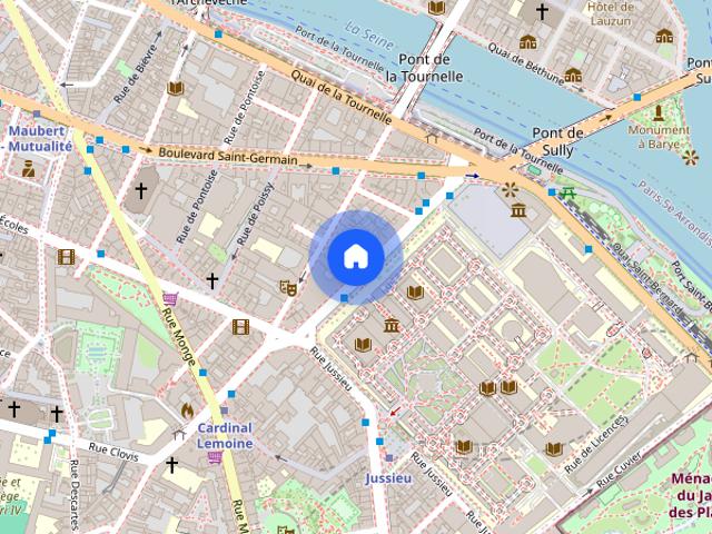 Tout savoir sur cet appartement dans le quartier Saint Victor, à Paris 5ème