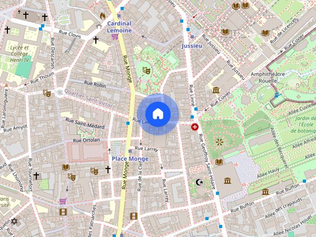 Tout savoir sur cet appartement dans le quartier Saint Victor, à Paris 5ème