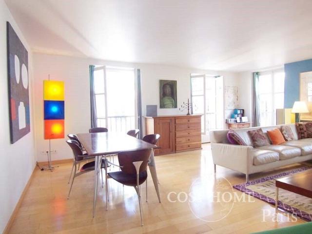Tout savoir sur cet appartement dans le quartier Sainte Avoie, à Paris 3ème