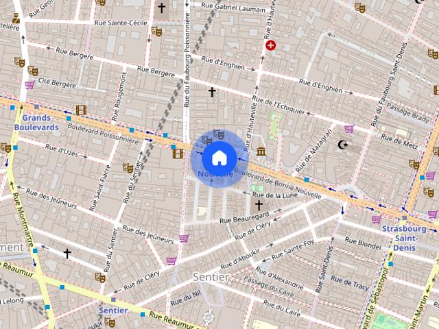 Tout savoir sur cet appartement dans le quartier Sentier Bonne Nouvelle, à Paris 2ème