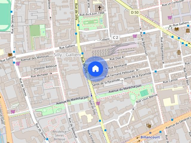 Tout savoir sur cet appartement dans le quartier Silly Gallieni, à Boulogne Billancourt
