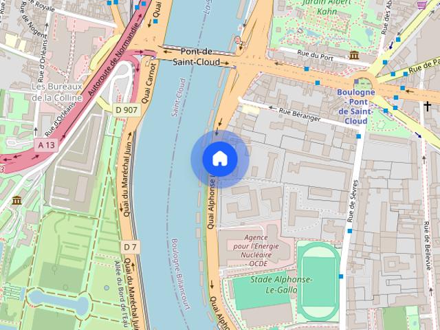 Tout savoir sur cet appartement dans le quartier Silly Gallieni, à Boulogne Billancourt