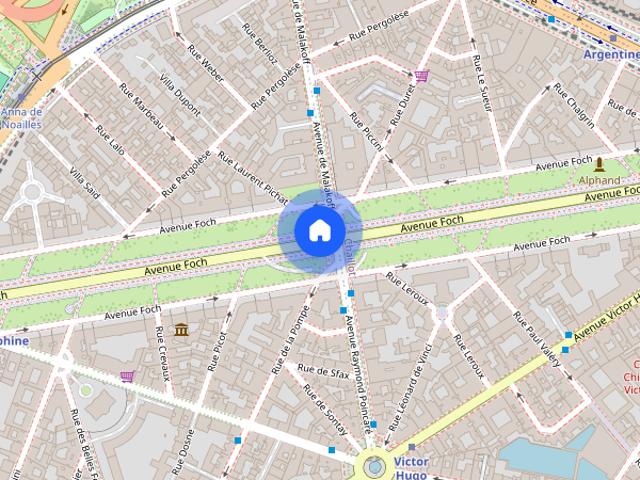 Tout savoir sur cet appartement dans le quartier Porte Dauphine, à Paris 16ème