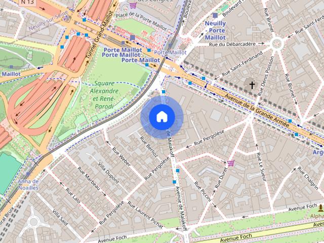 Tout savoir sur cet appartement dans le quartier Porte Dauphine, à Paris 16ème