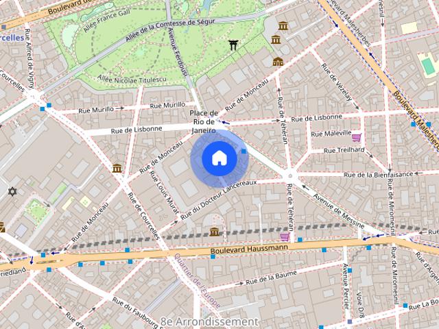 Tout savoir sur cet appartement dans le quartier Parc Monceau, à Paris 8ème