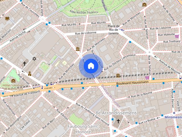 Tout savoir sur cet appartement dans le quartier Parc Monceau, à Paris 8ème