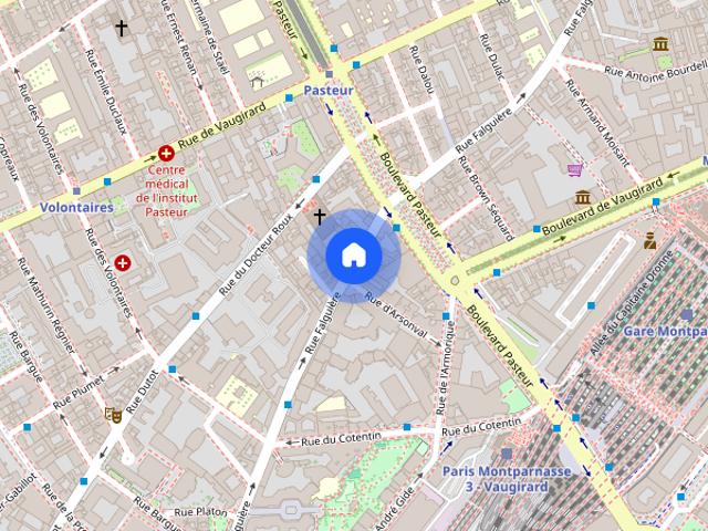 Tout savoir sur cet appartement dans le quartier Pasteur Montparnasse, à Paris 15ème
