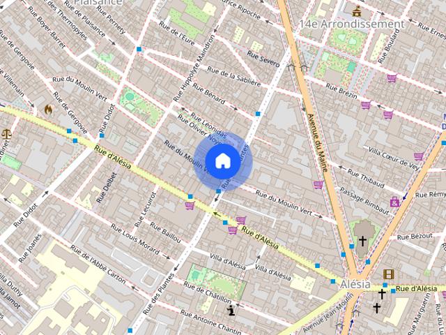 Tout savoir sur cet appartement dans le quartier Pernety, à Paris 14ème