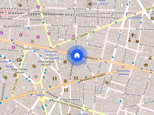 Tout savoir sur cet appartement dans le quartier Provence Opéra, à Paris 9ème