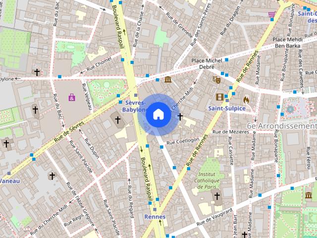 Tout savoir sur cet appartement dans le quartier Rennes, à Paris 6ème