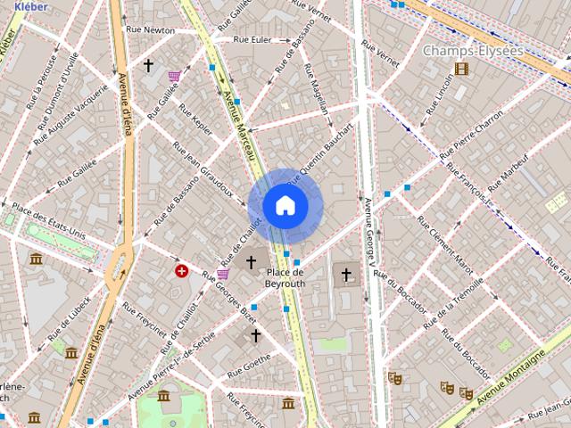 Tout savoir sur cet appartement dans le quartier Triangle d'Or, à Paris 8ème