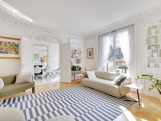 Tout savoir sur cet appartement dans le quartier Triangle d'Or, à Paris 8ème