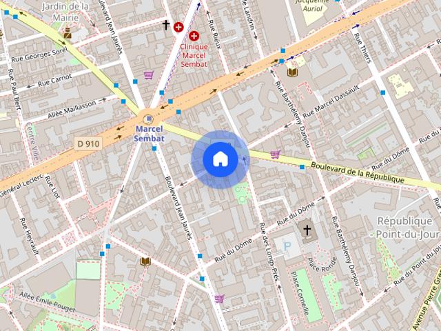 Tout savoir sur cet appartement dans le quartier Vaillant Sembat, à Boulogne Billancourt
