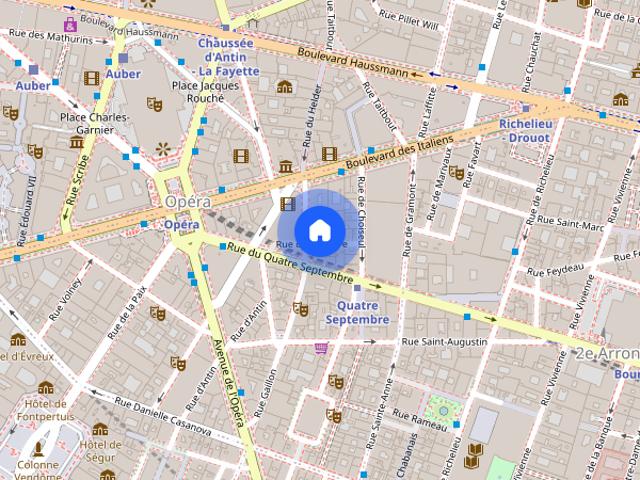 Tout savoir sur cet appartement dans le quartier Vivienne Gaillon, à Paris 2ème