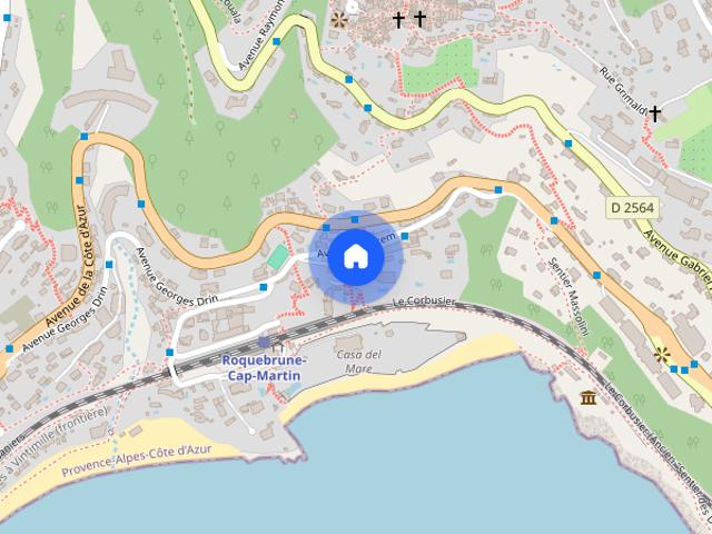 Tout savoir sur cette maison dans le quartier Cabbe Saint Roman, à Roquebrune Cap Martin