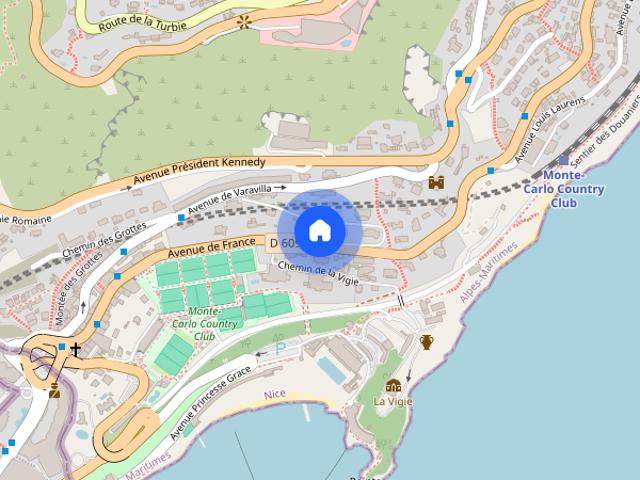 Tout savoir sur cette maison dans le quartier Cabbe Saint Roman, à Roquebrune Cap Martin