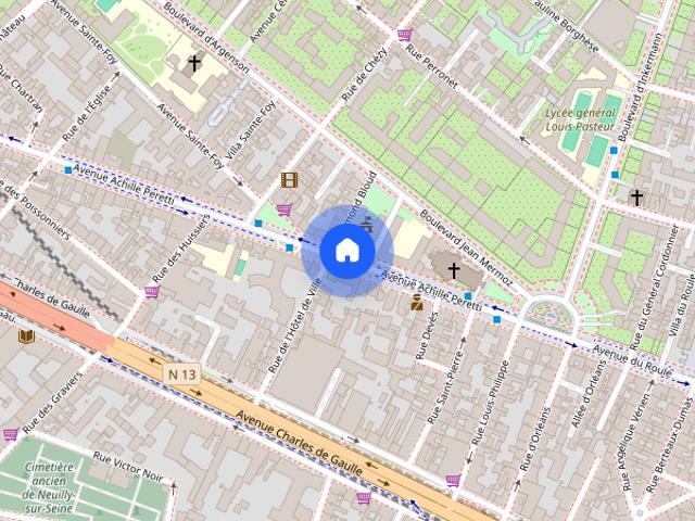 Tout savoir sur cette maison dans le quartier Ile de la Jatte Parc d'Orléans, à Neuilly sur Seine