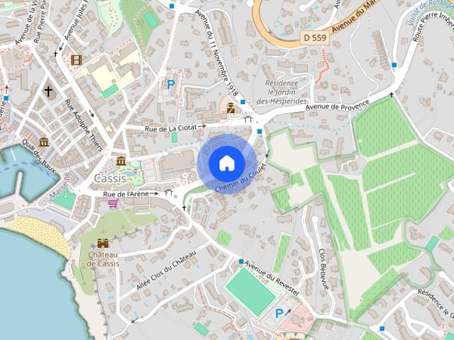 Tout savoir sur cette maison dans le quartier Peripherie, à Cassis
