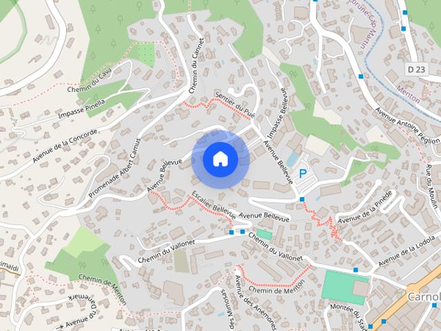 Tout savoir sur cette maison dans le quartier Village Cros de Caste Coupiere Mont Gros, à Roquebrune Cap Martin