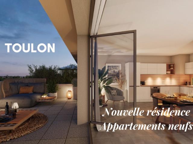 TOULON EST Appartements neufs du T1 au T4 83000