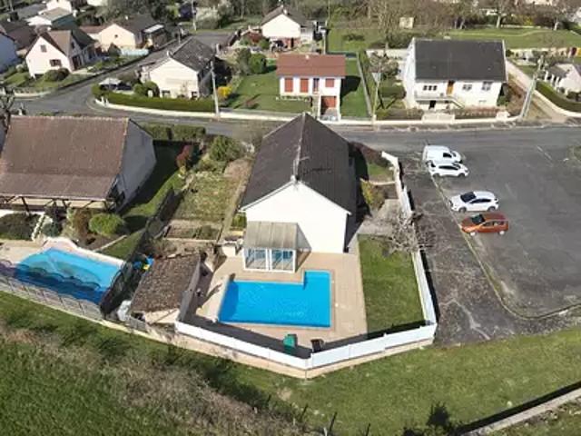 Toulon sur Arroux 71320 Achat / Vente maison 4 pièces t4 piscine jardin
