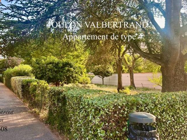 TOULON VALBERTAND APPARTEMENT 4 pièces SUPERFICIE 72M²