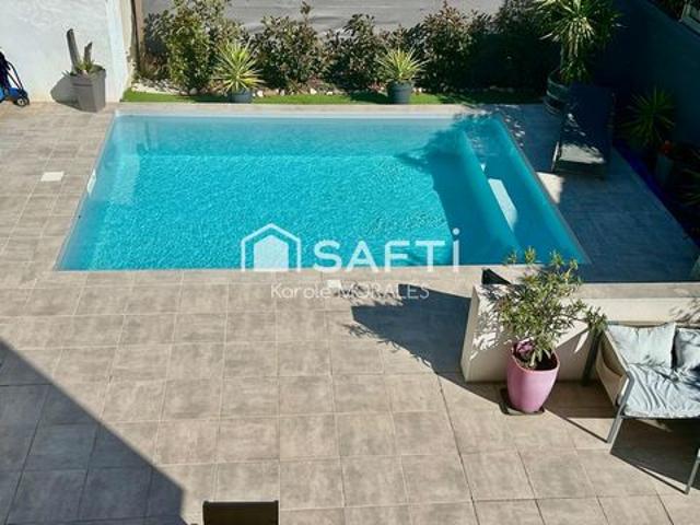 TOULOUGES 66, BELLE VILLA RECENTE, 3 FACES, T4 AVEC PISCINE, GARAGE ET JARDIN