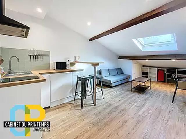 Toulouse 31000 Location appartement 1 pièce t1 au dernier étage