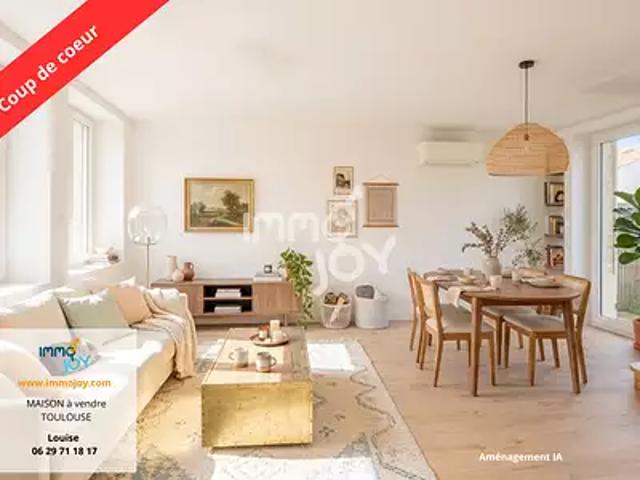 Toulouse 31200 Achat / Vente maison 4 pièces t4